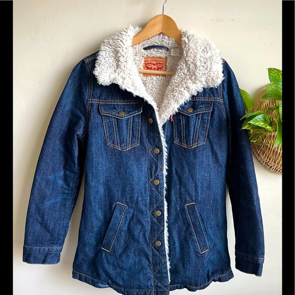 Levi’s denim sherpa jacket